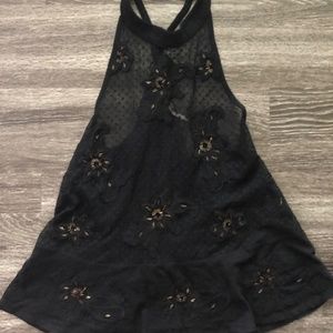 Free People Toosaloosa Beaded Frankie Tank